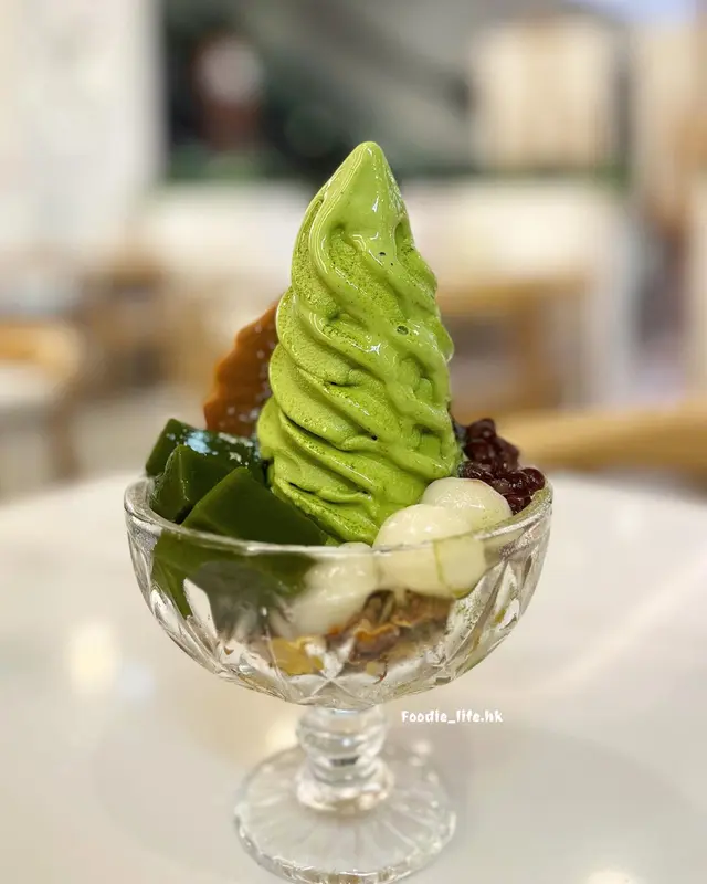 京都宇治抹茶軟雪糕芭菲