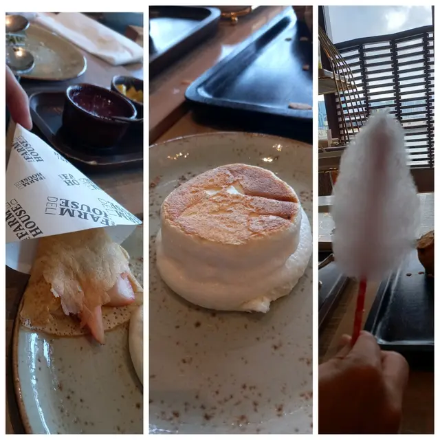 即制可麗餅,梳乎里,绵花糖