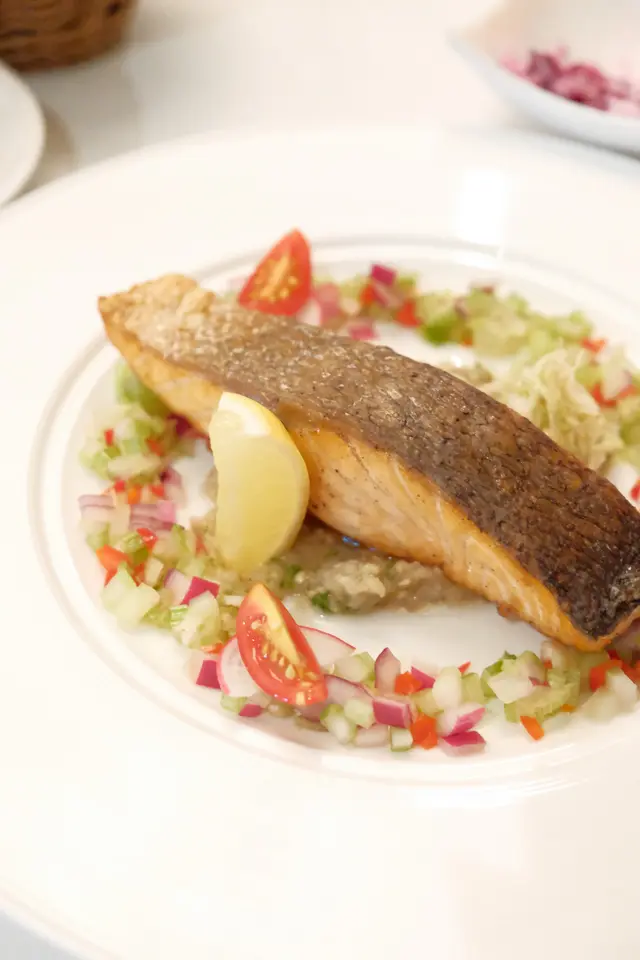 Grilled Norwegian Salmon in Teriyaki Sauce