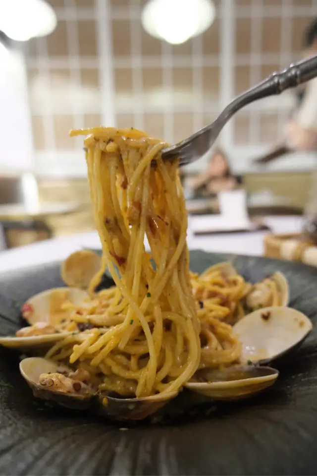 凍清酒味淋鮑魚|鮮蜆|麻辣忌廉意粉