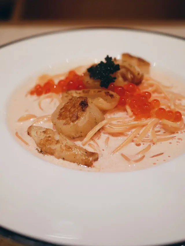 扇貝明太子意大利麵