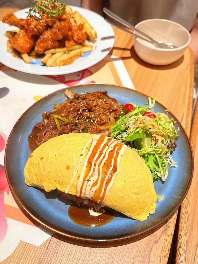 烤牛肉蛋包飯