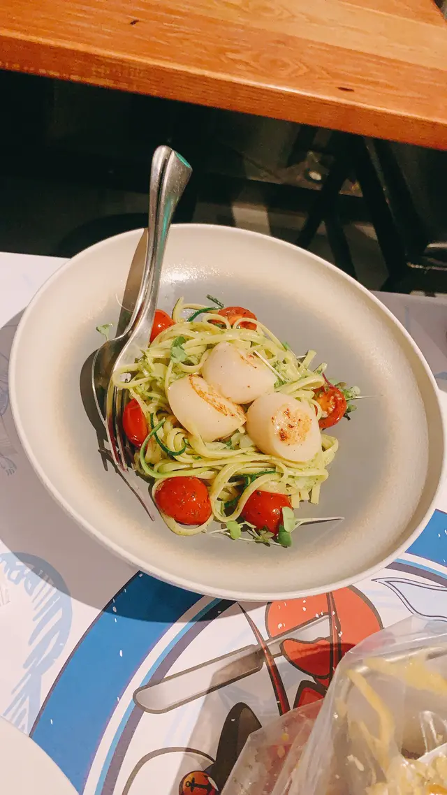 香煎刺身級帶子扁意粉