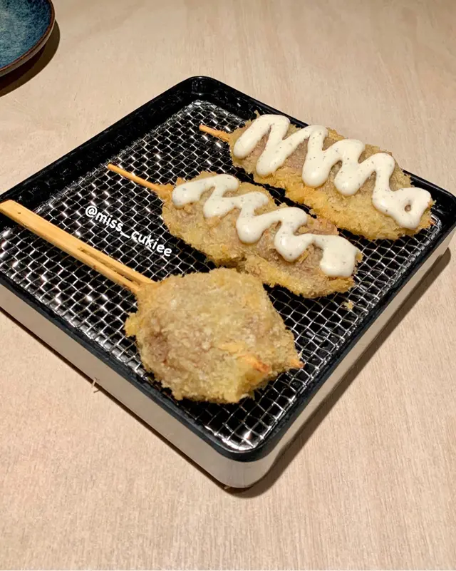 雞肝啡菇 & 生蒜牛柳