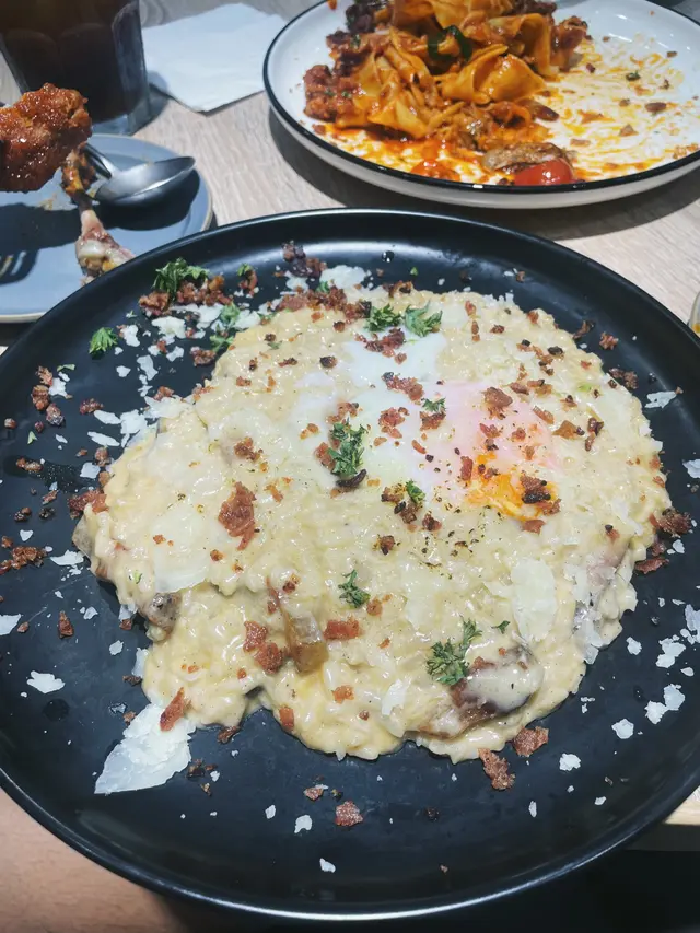 意大利風乾面頰肉奶油意大利飯