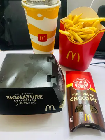 三重芝士安格斯餐+ 酥皮朱古力批