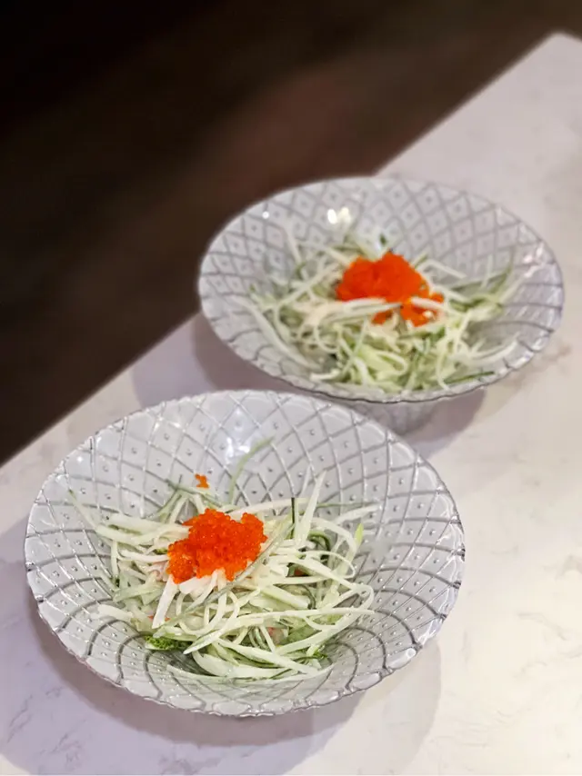 蟹籽沙律