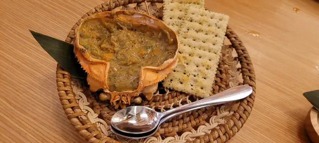 海膽蟹味噌甲羅燒