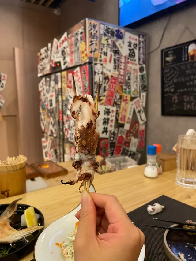 炭燒墨魚