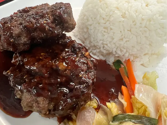 日式汁漢堡扒飯