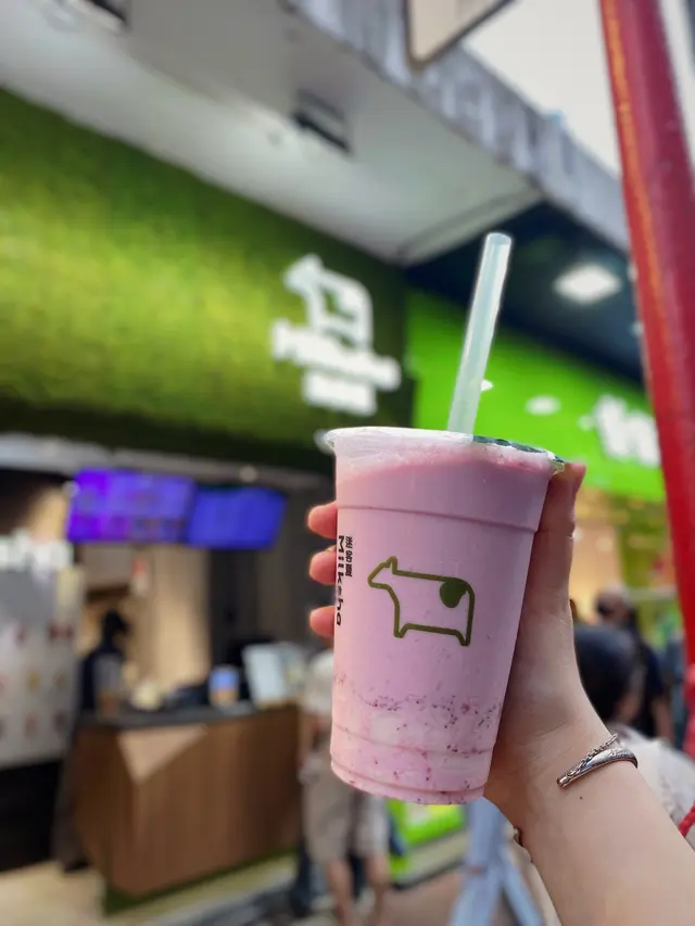 草莓麻糬鮮奶