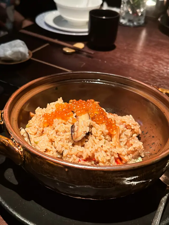 Alaskan Crabmeat Fried Rice, Flying Fish Roe