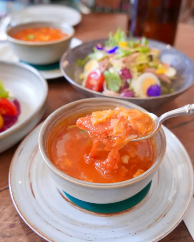 法式煙肉雜菜湯 Fresh mixed vegetable bacon soup