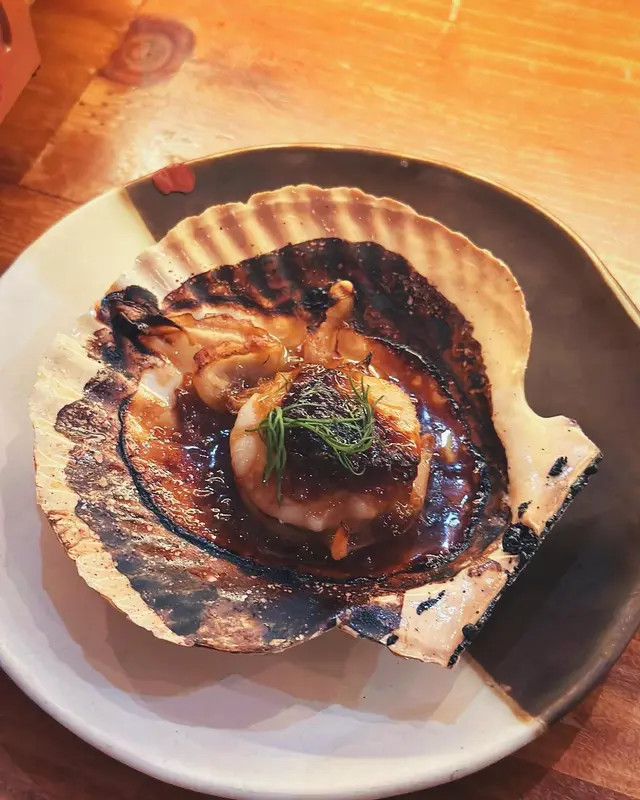 味道係醬油燒扇貝，有輕微刁草香氣
但性價比唔高