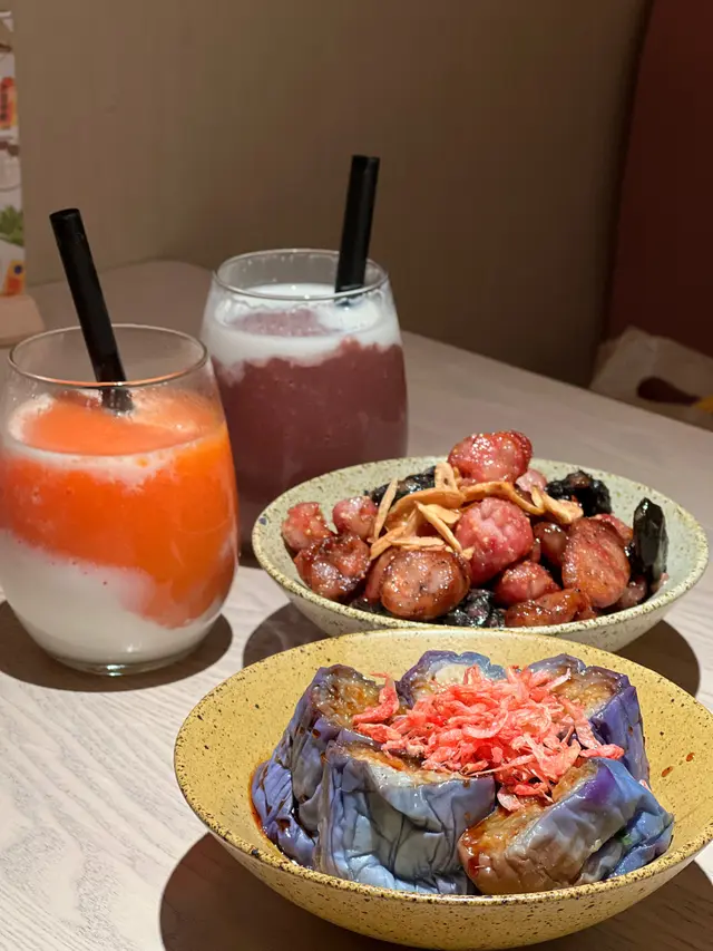 櫻花蝦烏醋茄子