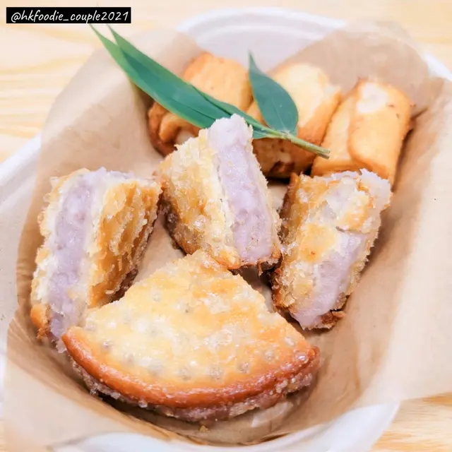 脆炸鮮奶卷 • 古早芋泥二文治 