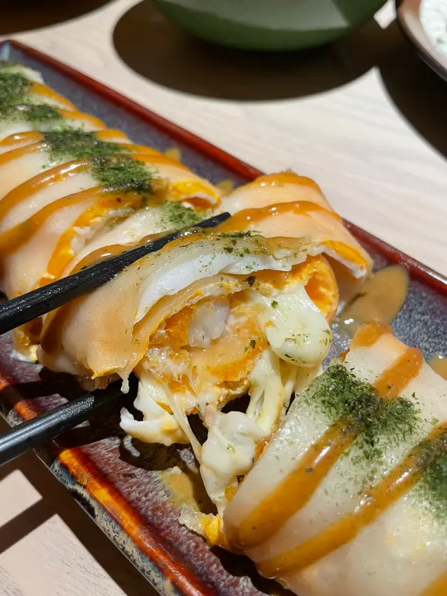 咖喱起士吉列蝦蛋餅