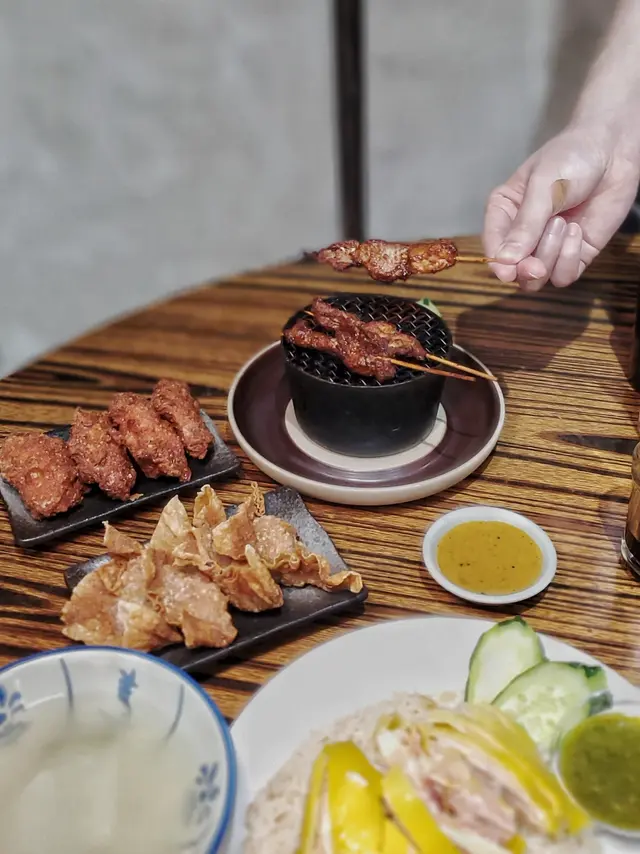 炭燒沙爹豬串燒