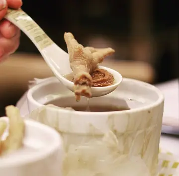 花旗參鮑魚紅棗燉唐排