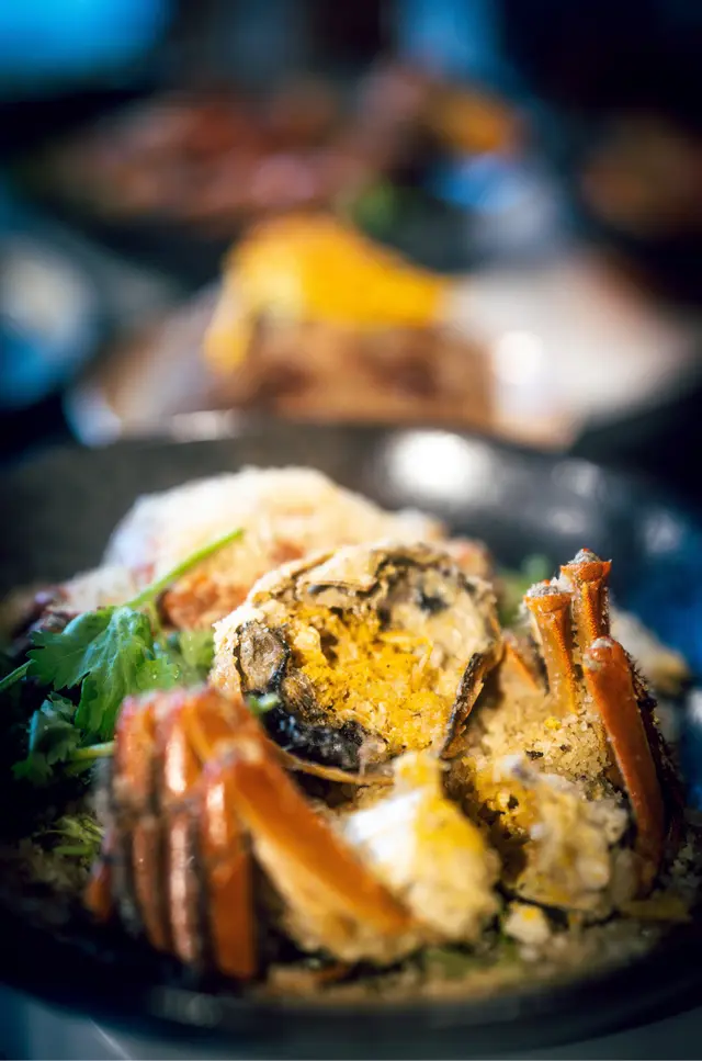 秘製鹽焗大閘蟹