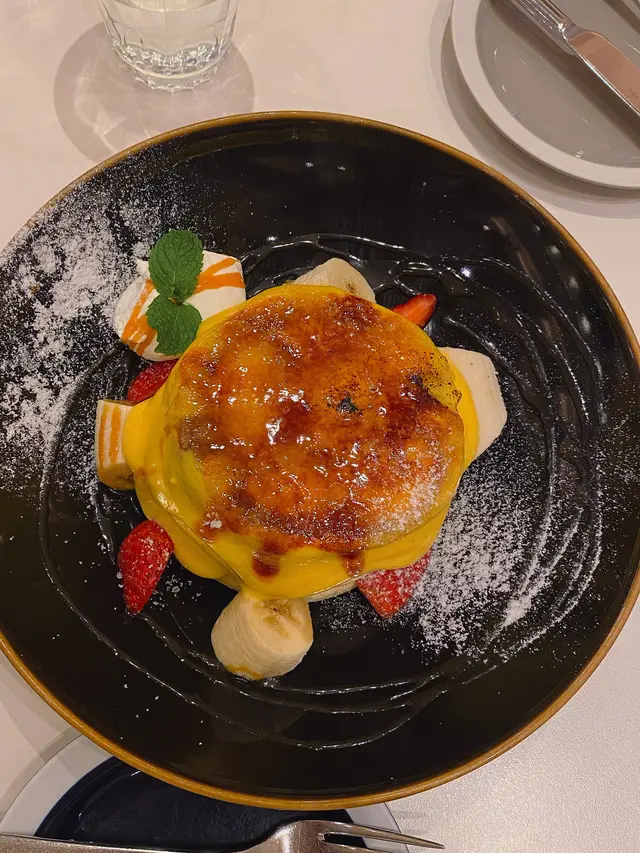 Banoffee Creme Brulee Pancake