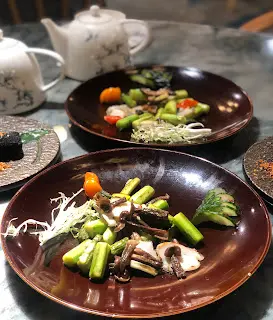 鹿茸菇炒慢煮鮑魚