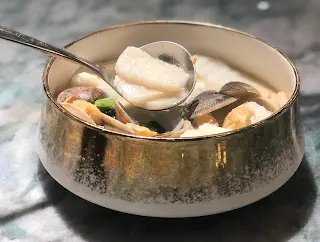 胡椒湯年糕淮山泡蜆