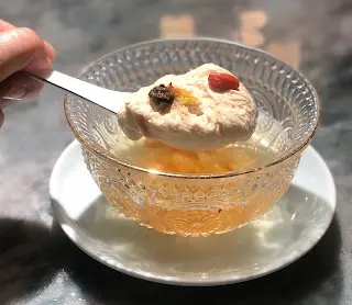 金菊桃膠燉手工菊花豆腐