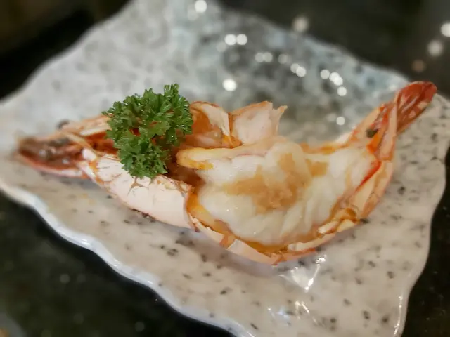 牛油燒開邊大花蝦