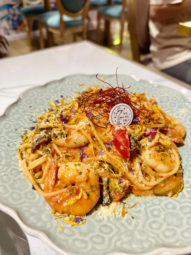 香辣南美海蝦意粉