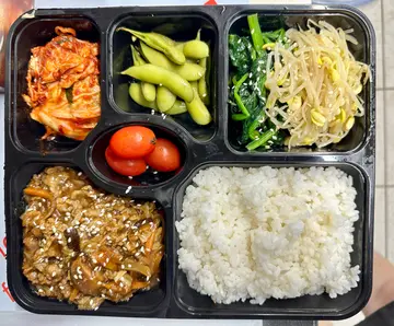 人气便当配牛肉