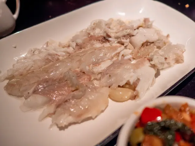 SALT-BAKED WHOLE Mediterranean SEA BASS WITH VEGETABLE CAPONATA