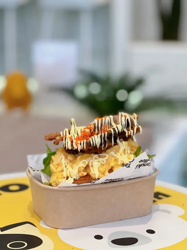 軟殼蟹蟹籽三文治