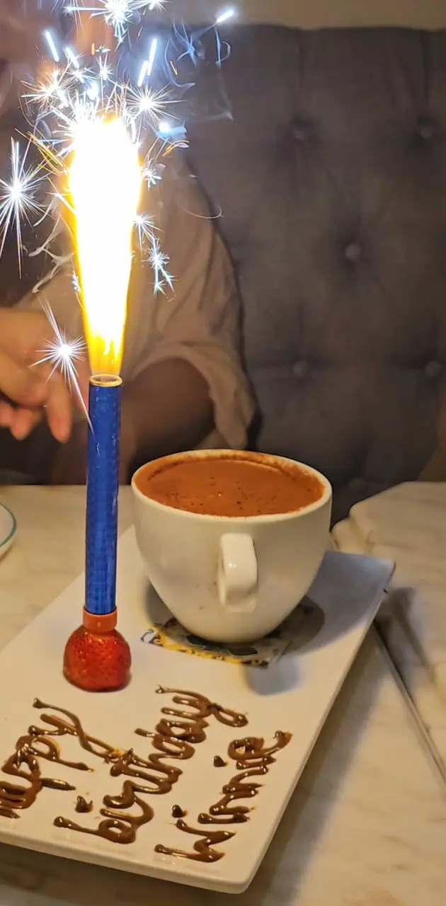 Tiramisu + 煙花蠟燭