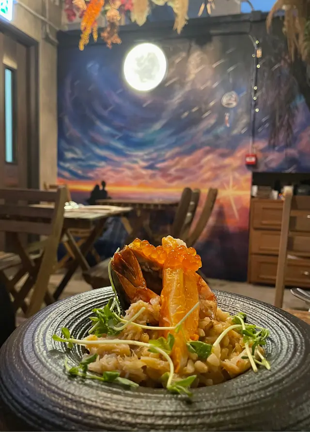 三文魚子龍蝦🦞汁意大利飯