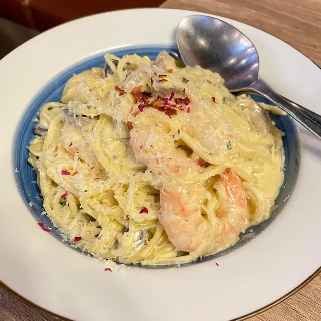 香濃芝士大蝦意粉