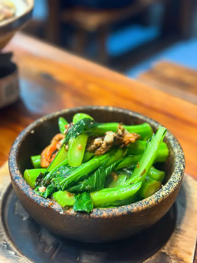 雪裹紅蝦乾菜心煲