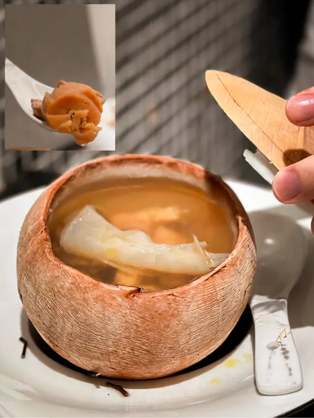 滋補花膠雪雁燉椰皇