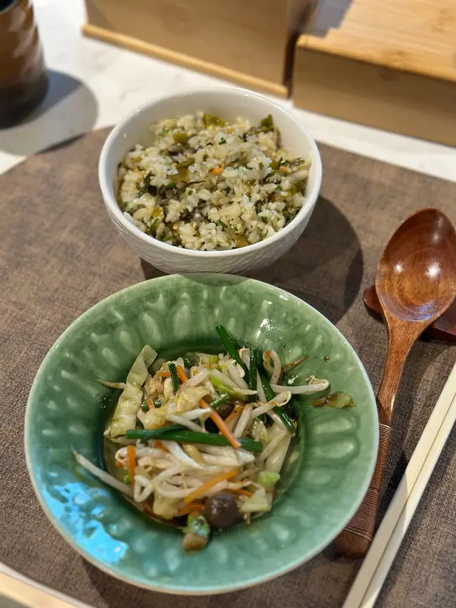 炒野菜、炒飯
