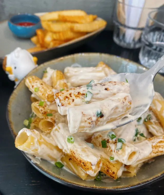 芝士青蔥粗管通粉