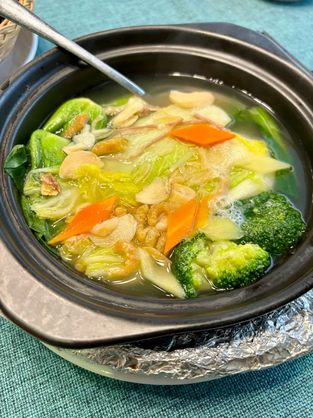 瑤柱蝦米雜菜煲