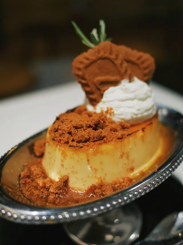 忌廉芝士焦糖餅乾布甸