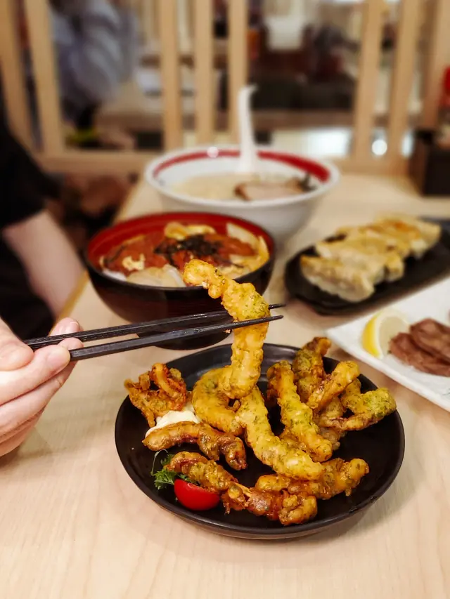 天婦羅魷魚