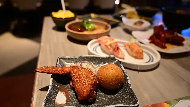 芝麻雞翼、貓山王炸榴槤