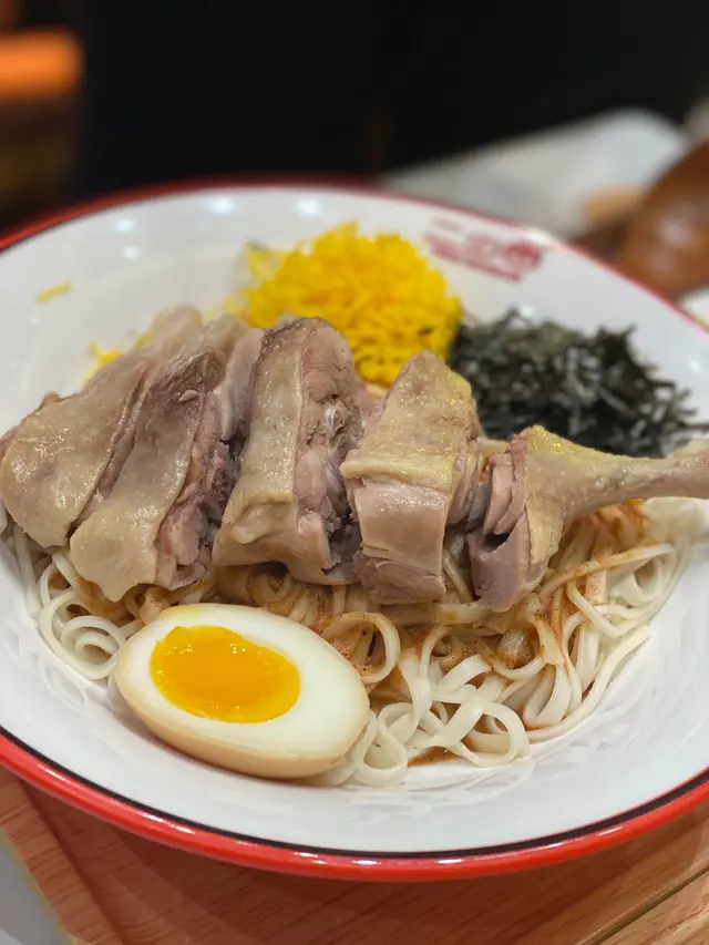 鹽水鴨蝦汁拌麵