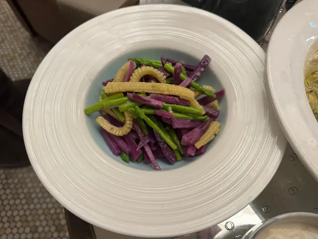 紫淮山素小炒