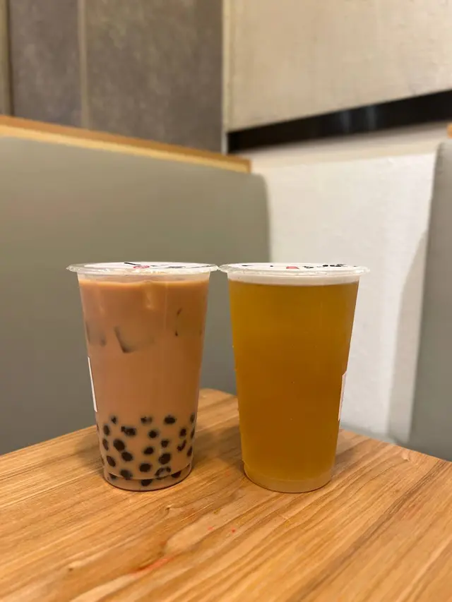 珍珠奶茶 愛玉荔枝綠茶