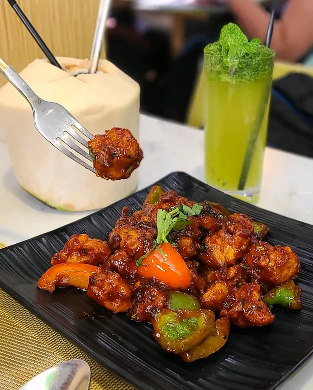 酸甜汁燴炸椰菜花