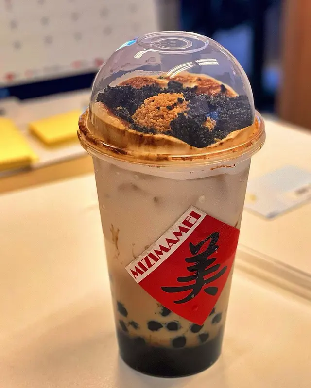 花芝黑糖珍珠鲜奶