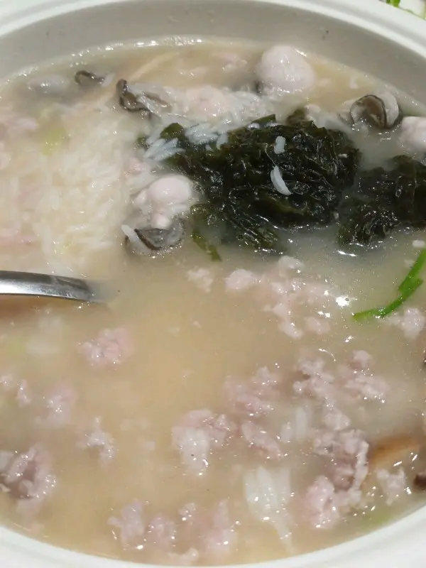 蠔仔肉碎粥